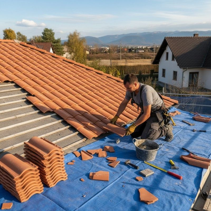 Clay Tile Roofing Installation